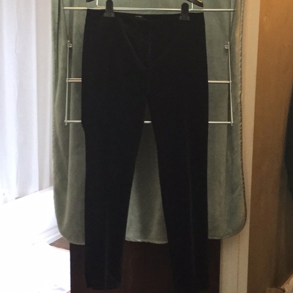 Talbots Hampshire velvet velour ankle pants 6 - Picture 2 of 7